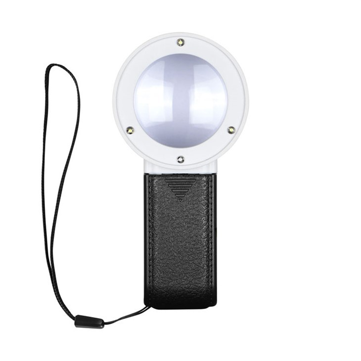 Kaca Pembesar Tangan Dengan Cahaya